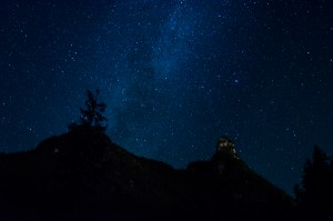 Kofel bei Nacht, Oberammergau
