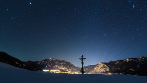Oberammergau bei Nacht
